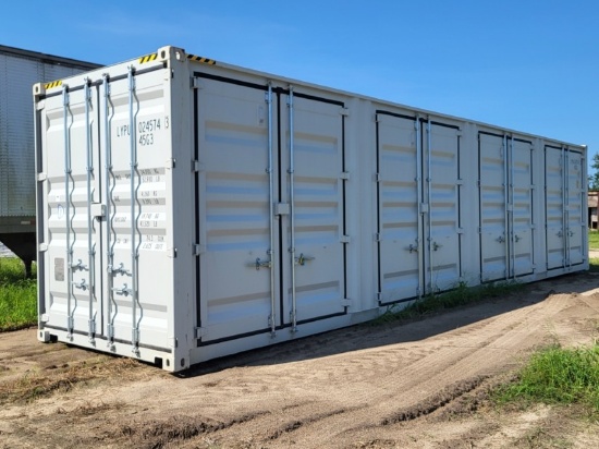 40' High Cube Multi-door Container, Unused