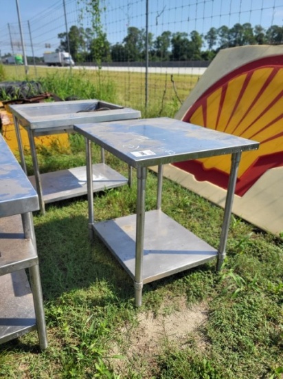 Stainless Steel Warming Table, Ss 2 Tier Prep