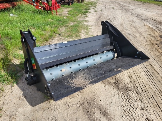6-IN-1 Power Rake Bucket, Raytree, Unused