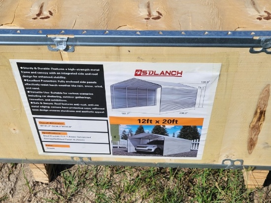 High End Carport 12ft X 20ft Unused