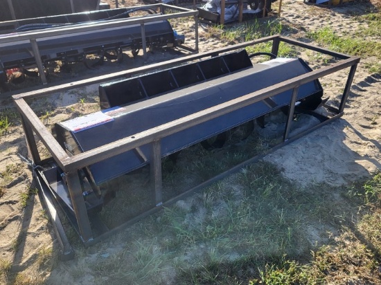 Skid Steer Rotary Tiller, Mower King, Unused