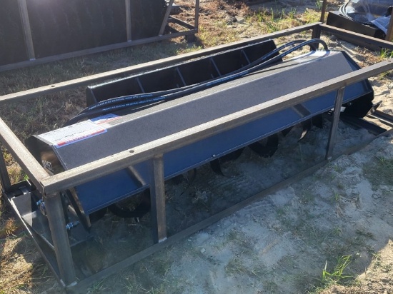 Skid Steer Rotary Tiller, Mower King, Unused