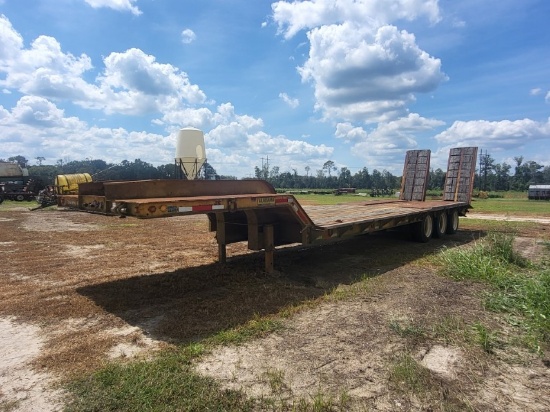 1974 Lowboy 40ton 40ft Semi Trailer