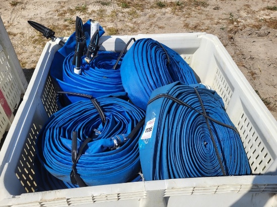 Lot Of Water Discharge Hoses
