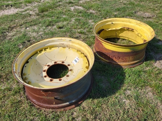 (1) John Deere 10 Bolt Tractor Rim, (1) John Deere