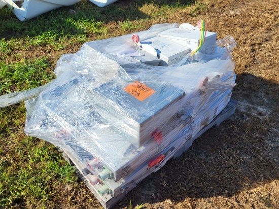(10) Electrical Disconnects, (2) Hauffman Boxes