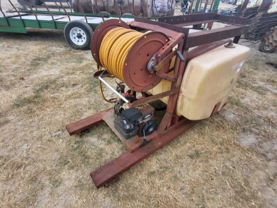 90 Gal Tank On Skids W/ Pump