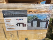 Triple Garage Metal Shed , , Unused Sdl4230tgms