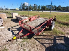 Bumper Pull Triple Crown 8ft Utility Trailer