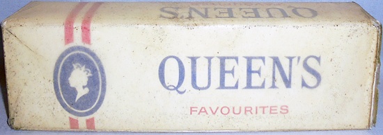 -Rare- Early -Queen's- Sealed Cigarette Carton w/10 Packs - NOS