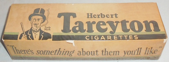 -Rare- Early -Herbert Tareyton- Sealed Cigarette Carton w/10 Packs - NOS