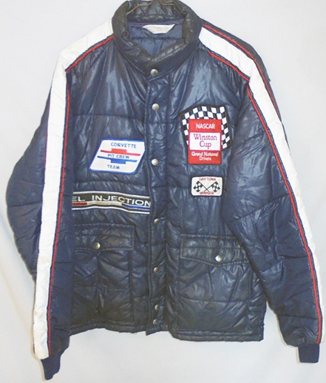 1970's -NASCAR Winston Cup- Vintage Puffy Coat/Jacket