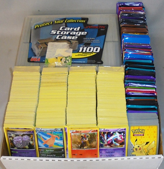 Massive -Pokemon- Cards Box Lot w/Foil - 1000+