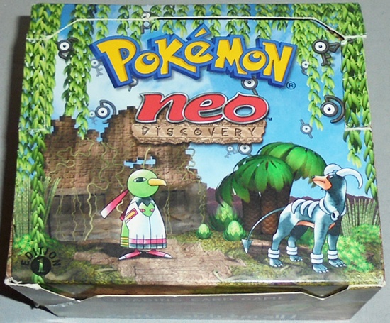 -Pokemon Neo Discovery- Full Trading Cards Box