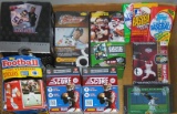 Huge -Football & Baseball Cards- Sports Memorabilia Box & Pack Lot