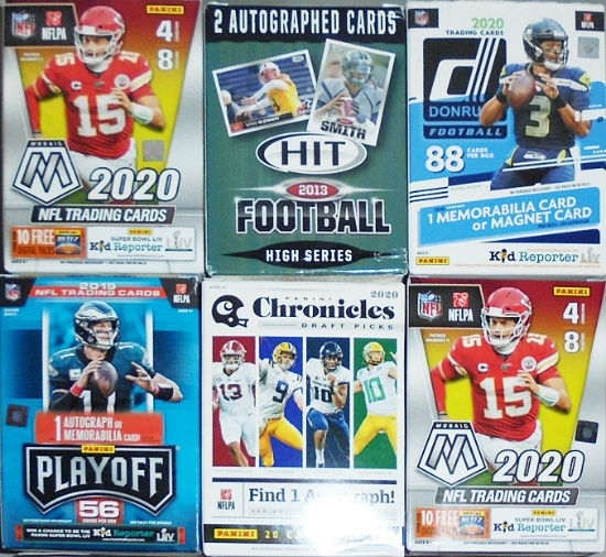 -Football Cards- Sports Memorabilia Box Lot