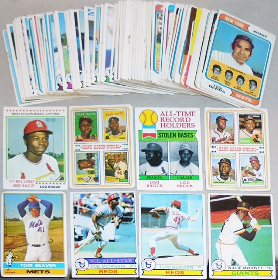 1970's -Baseball Cards- Sports Memorabilia Card Lot