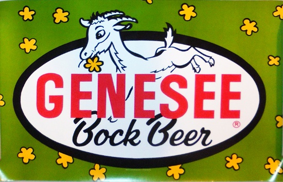 Vintage -Genesee- Bock Beer Advertising Poster/Sign