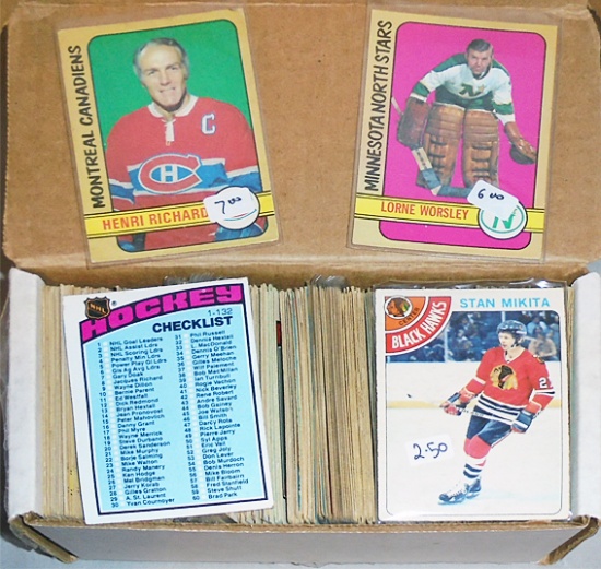 -Huge- 1970's -OPC Hockey Cards- Sports Memorabilia Box Lot