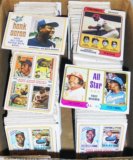 -Huge- 1970's -Baseball Cards- Sports Memorabilia Box Lot
