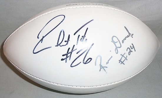 -NFL- Multi-Signed/Autograph Football