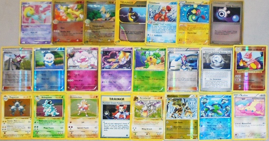 Huge -Pokemon- Foil Trading Cards Lot
