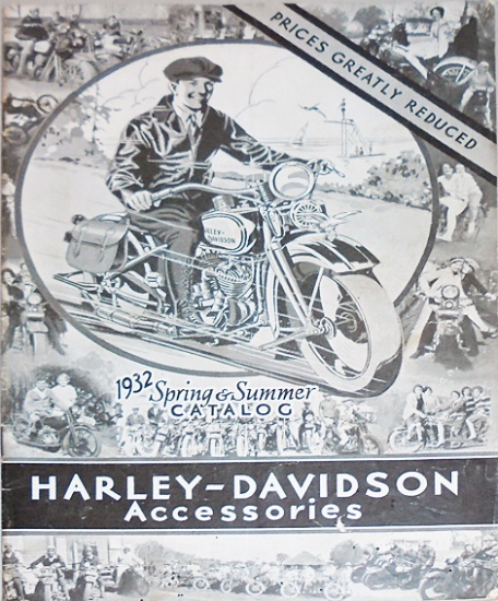 1932 -Harley Davidson- Motorcycle Accessories Catalog