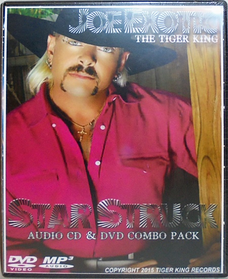-Sealed- 2015 -Tiger King- Joe Exotic -StarStruck- Music CD/DVD Video Combo