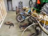 6 row tool bar applicator w/John Blue piston pump