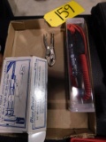 MATCO CIRCUIT TESTER AND SMALL VICE GRIPS AND 1/4