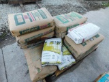13 BAGS MASONRY CEMENT,  2 BAGS MORTAR MIX, ALSO 1 BAG UNDERLAYMENT MIX