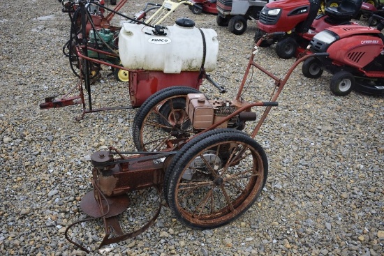 Roof High mower C77 Roof High wheel brush mower