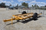 Trailer Trailer C141 yellow tilt deck skidsteer trailer 5.5ftx17ft