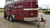 1994 BISON C32 1994 Bison model #616 stock trailer. Tires have less than 5000 miles and lights and b
