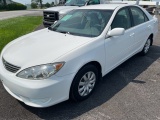 2005 TOYOTA CAMRY LE 10021 2005 Toyota Camry LE, 4cyl, auto, power equip, 77,955 miles.