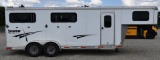 2014 SHADOW TRAILERS INC 10062 2014 Shadow select 4 horse trailer, tandem axle, drop down tailgate,