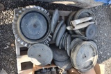 Skid Lot of Planter parts - Press wheels and air ride springs