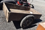 Vintage Wooden Trailer w/ Model A axle and wheels