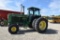 1980 JOHN DEERE 4840, 7,302 HRS, 2 HYDRAULIC REMOTES, 2WD, 6 FRONT WEIGHTS,