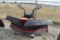 Hiniker 8' 6 Poly trip edge V-plow, 6 way hydraulic positioning, quick hitc