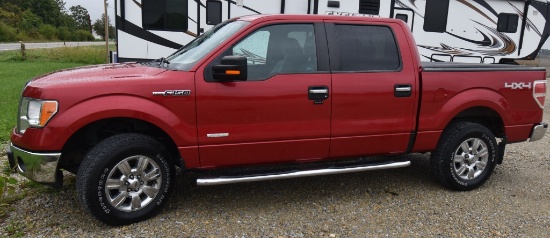 2013 Ford F150, 133,000 miles, Crew Cab Short Bed XLT 4x4,5.4-liter Echo bo