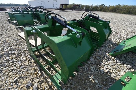 75" Skid Steer Rock & Brush Grapple