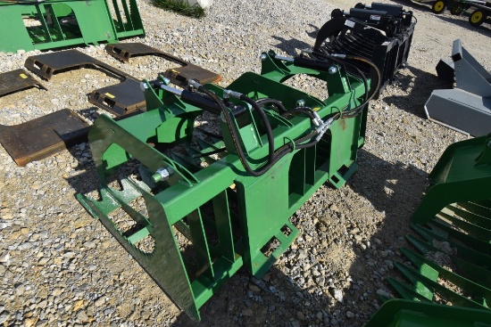 66" Skid Steer Rock & Brush Grapple