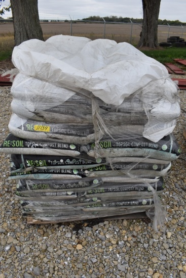Skid of bagged fertilizer Approx 30-50 bags