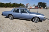 1984 Chevrolet Impala, 55,171 miles, light blue, 4 door , excellent conditi