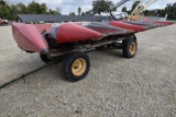 CASE IH 1063, 6 row corn head, & header cart, 30in row, PTO hookup,