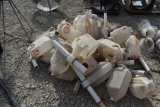 Complete pile of hog feeding tubes & equipment