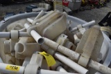 Complete pile of hog feeding tubes & equipment