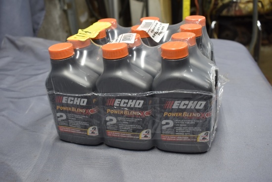 ECHO POWER BLEND 2 STROKE MIX OIL 12 CONTAINERS MAKES 2 GAL PER CONTAINER