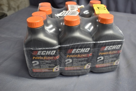 ECHO POWER BLEND 2 STROKE MIX OIL 12 CONTAINERS MAKES 2 GAL PER CONTAINER
